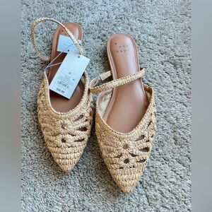 A New Day Women's Beige Espadrille Flats. Size 11